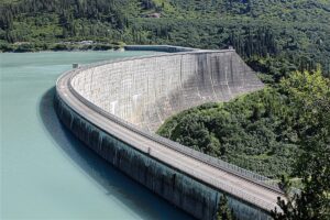 barrage d'électricité